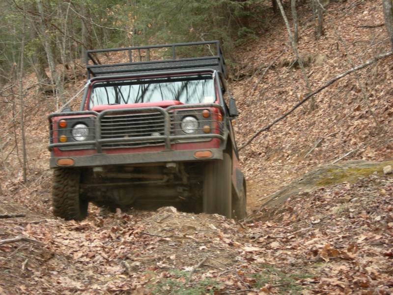 Scott gives it a few tries before we pull him over