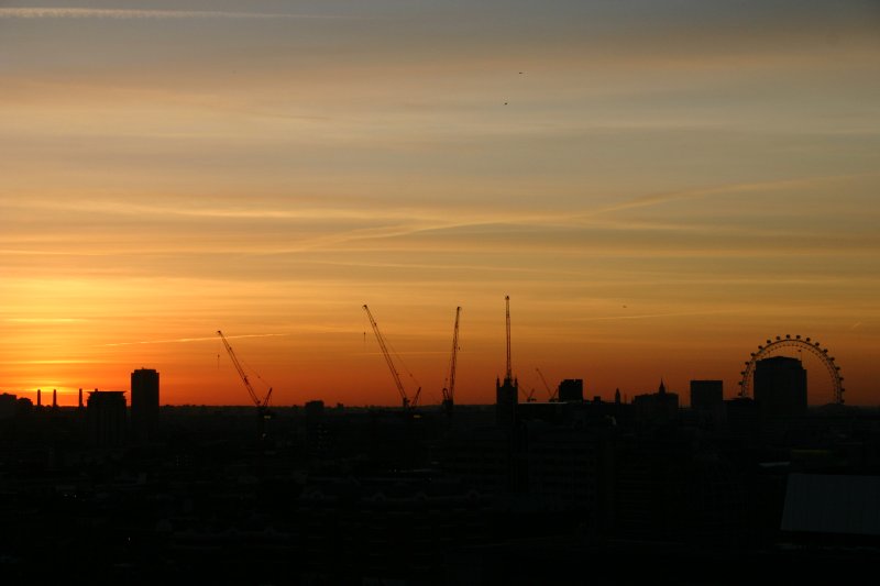 Sunset over London, from Monument.jpg