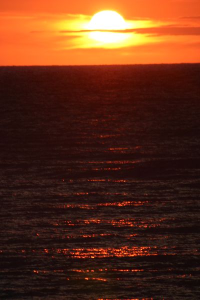 Sunset in Aberystwyth.JPG