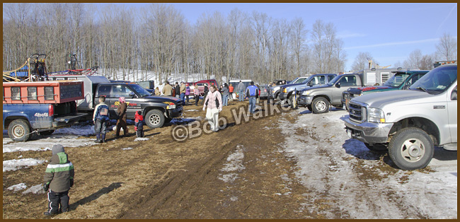 West Camden Country Store Sled Dog Races Stagging Area