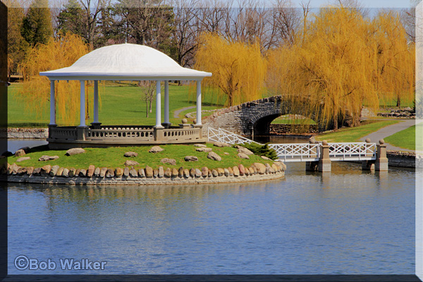 Pavilion In  Hiawatha Lake, Closer View