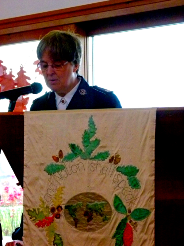 2012-11-24-12 Mrs Commissioner Silvia Cox speaking