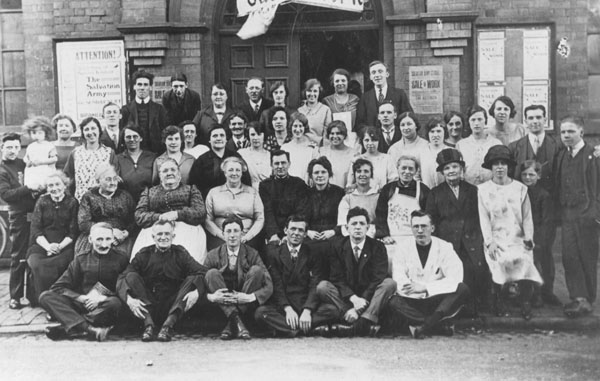 1933 - Outside Brook Street Hall - Sale of Work