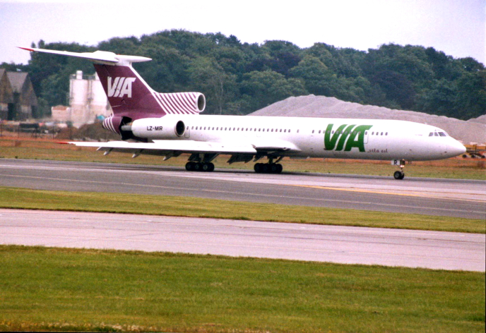 Air Via (LZ-MIR) Tupolov TU154 @ Manchester
