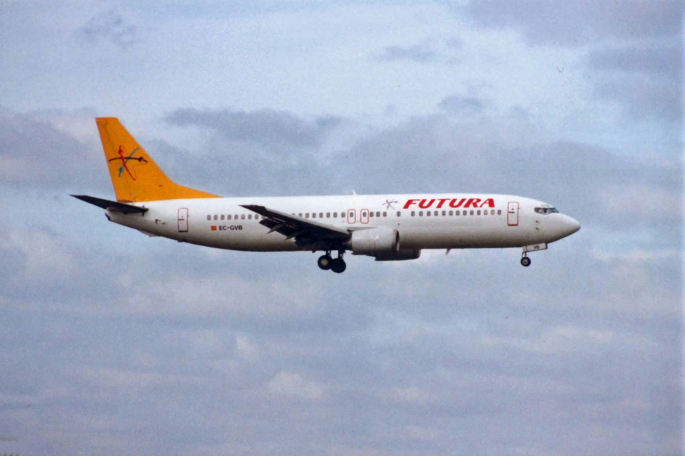 Futura Int (EC-GVB) Boeing 737 @ Birmingham