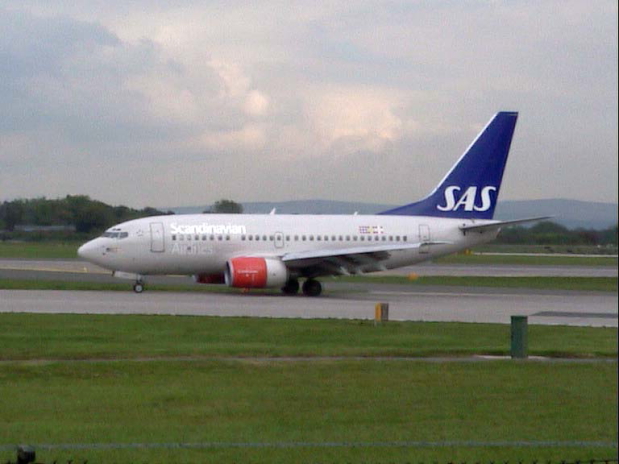 SAS (LN-RPG) Boeing 737 @ Manchester