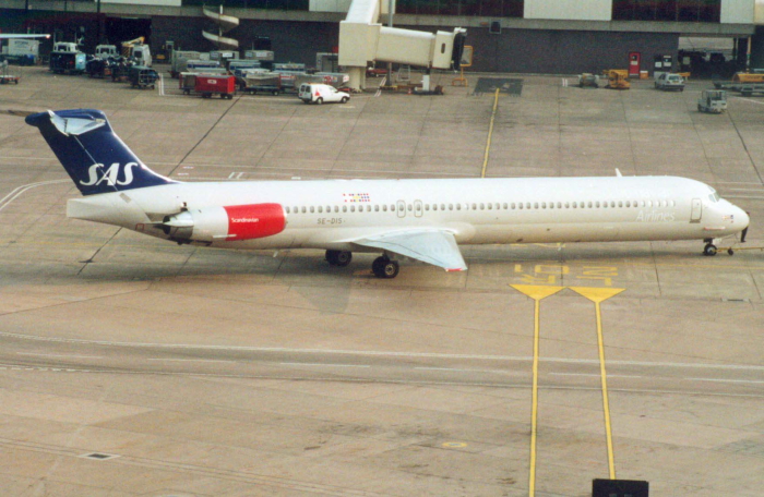 SAS (SE-DIS) Douglas DC9 @ Manchester