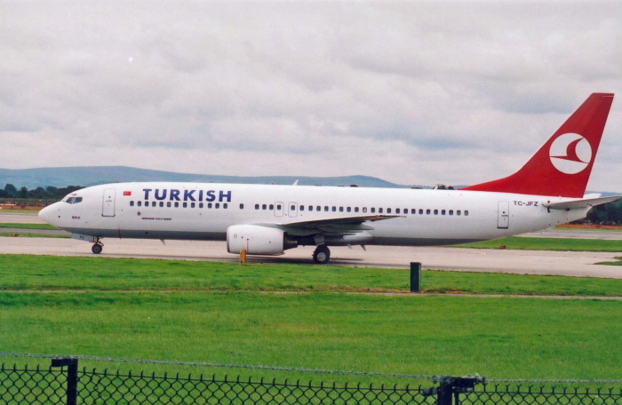 THY Turkish Airlines (TC-JFZ) Boeing 747 @ Manchester