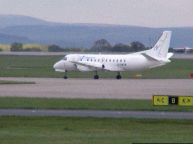 Aurigny (G-GNTB) Saab 340 @ Manchester