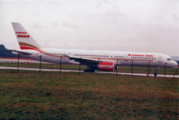 Canada 3000 (C-FOON) Boeing 757 @ Manchester