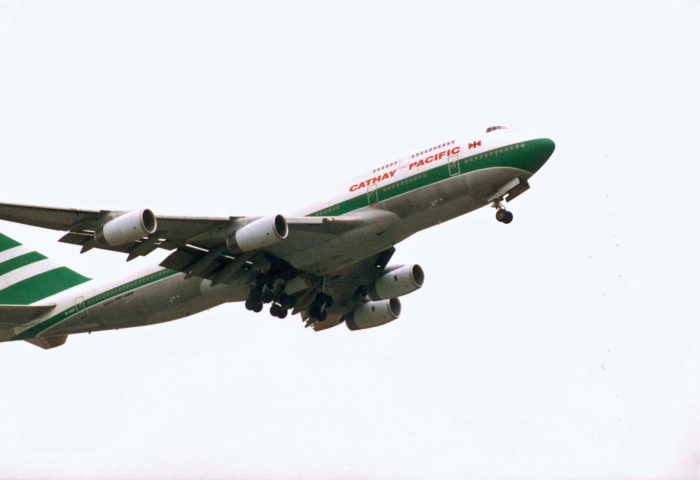 Cathay Pacific (B-HUF) Boeing 747 @ Manchester
