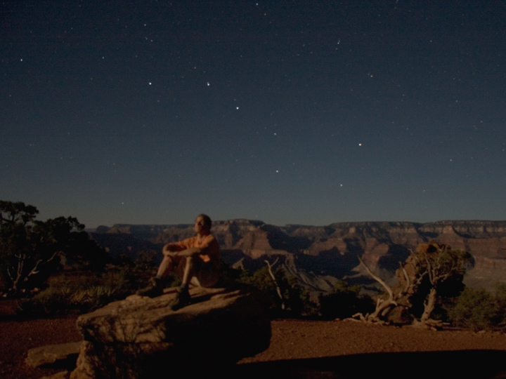 Cedar Ridge at midnight