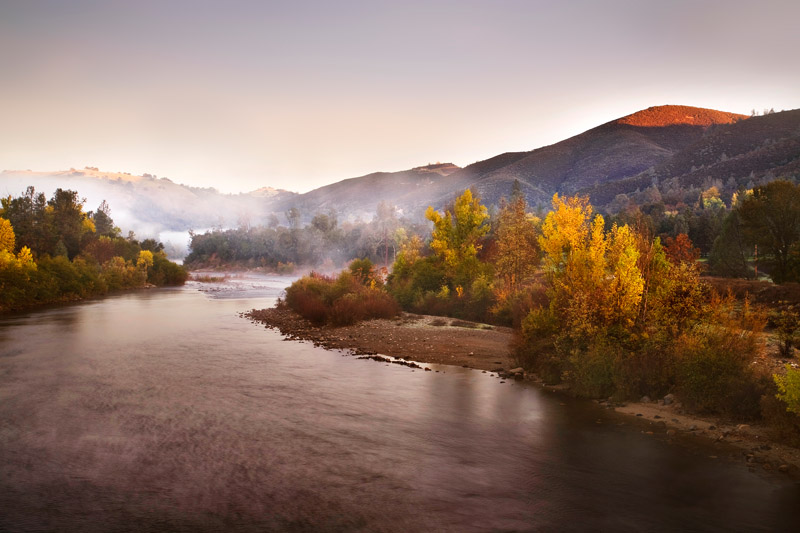 The morning river