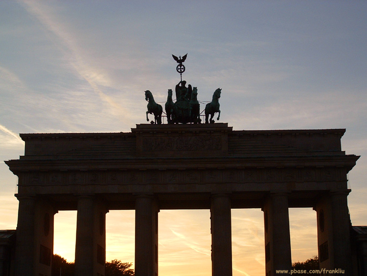 The Brandenburg Gate in Berlin