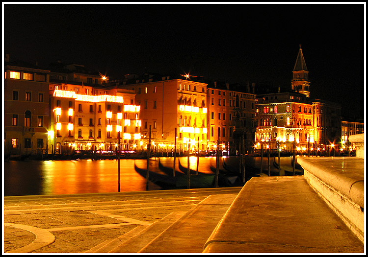 Venice - Canal Grande at night
