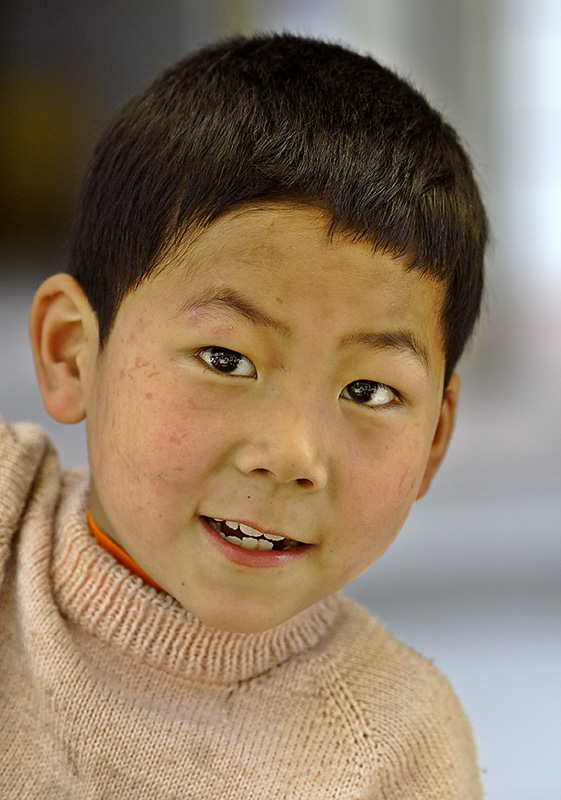Young boy from outdoor market.