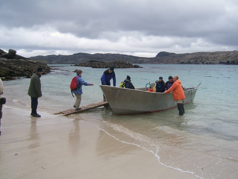Handa Ferry Departing