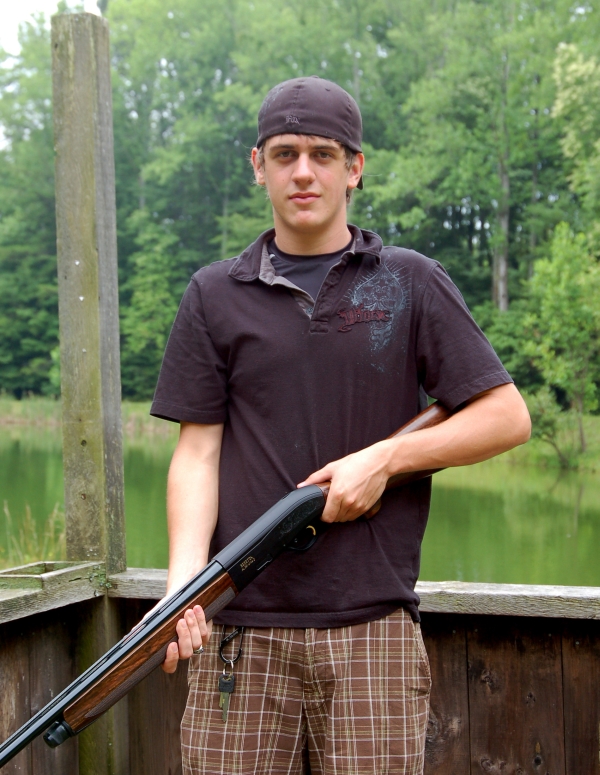 Tyler Towe at Primland with Father Shooting Clays