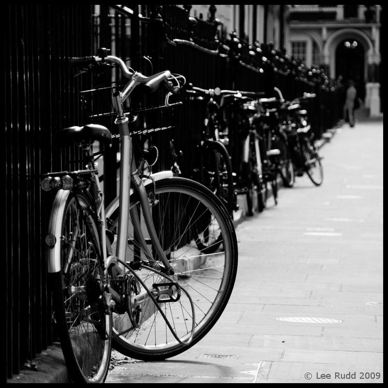 Please do not secure your bicycle to these railings....