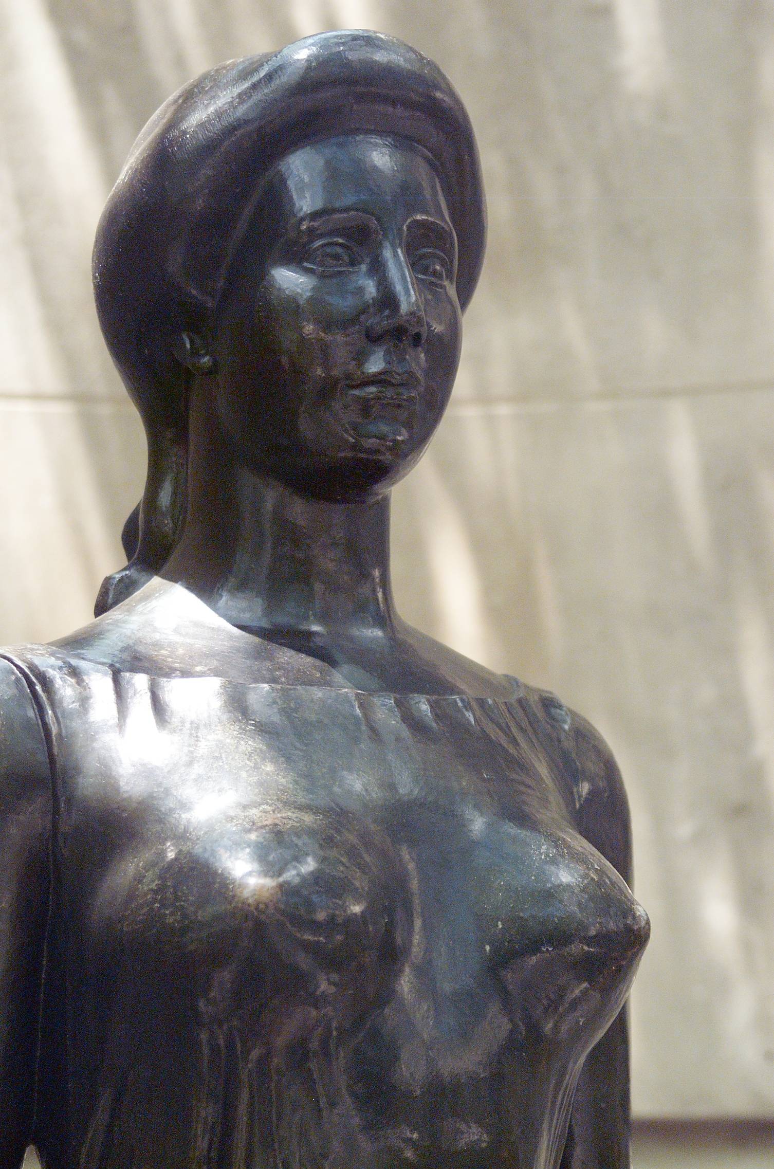  Upper portion detail of Flora by Aristide Maillol 1911