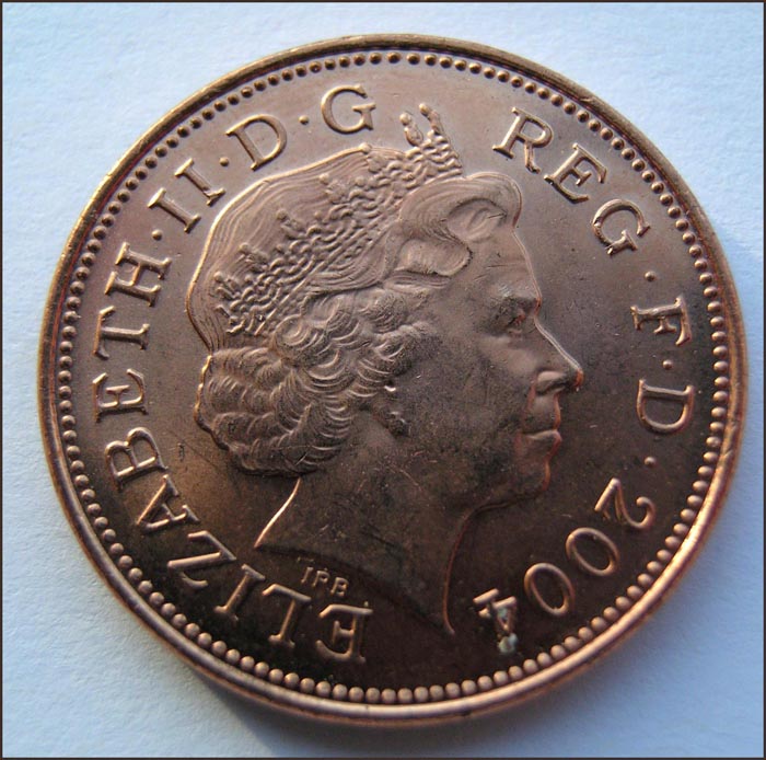 Macro Shot of Coin .