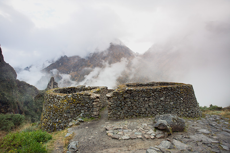 Inca Ruins in Clouds