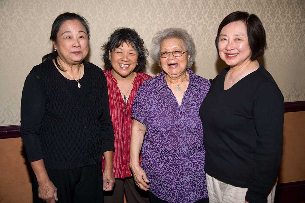 Evelyn, Janis,  Amy and Eleanor