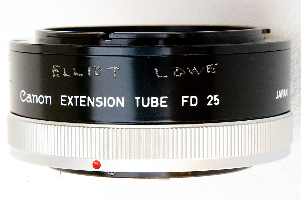 Canon FD 25 Extension tube