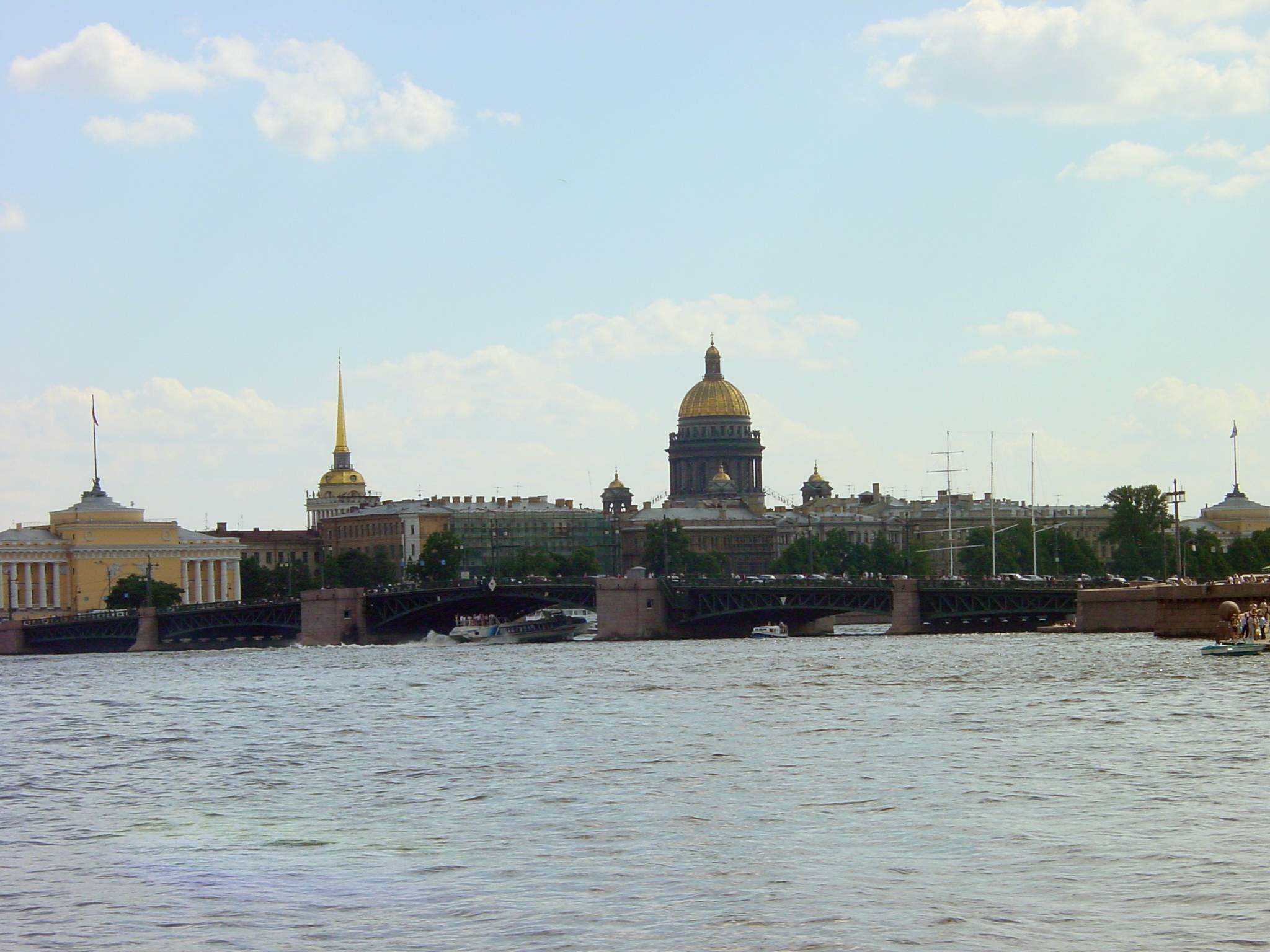 A view from the river Neva