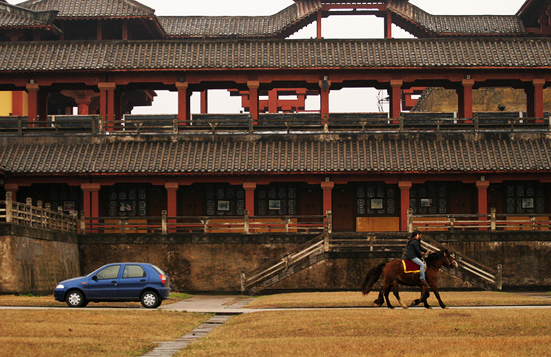 A ride through time, Hengdian, China, 2006