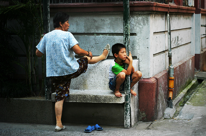 At the corner, Shanghai, China, 2006