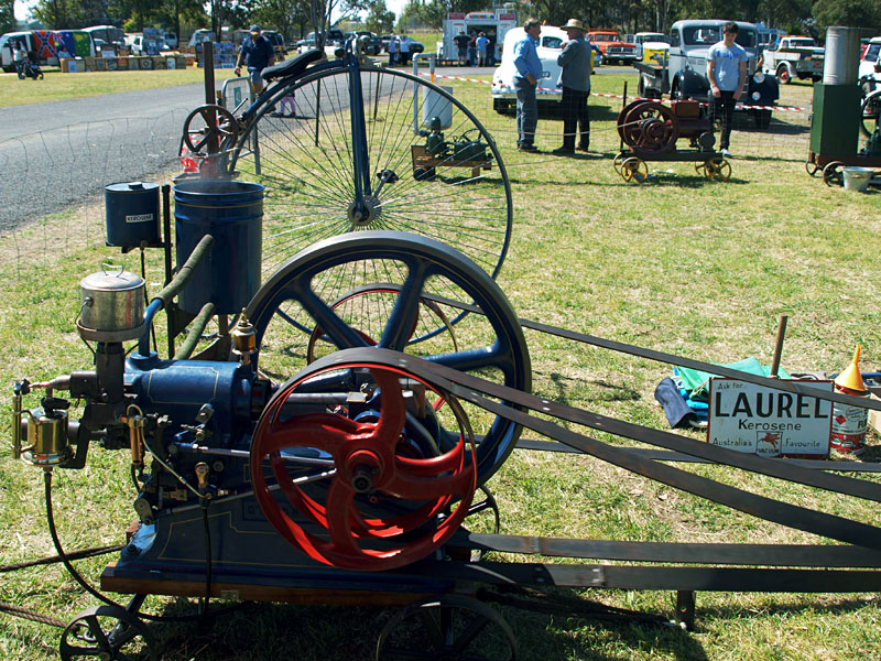 Note the Penny-Farthing