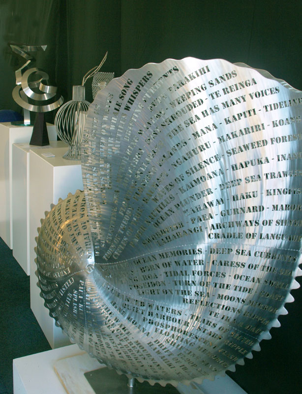 In the Sculpture Inside tent