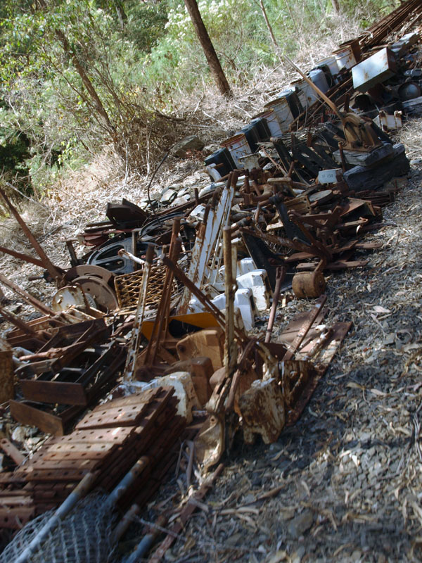 Spare parts for a railway