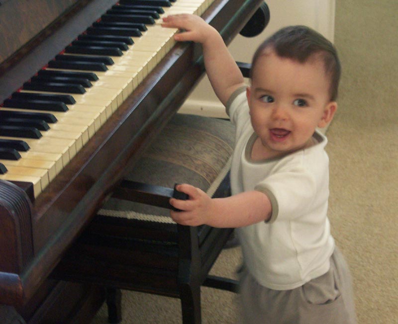 Charlie with musical bent