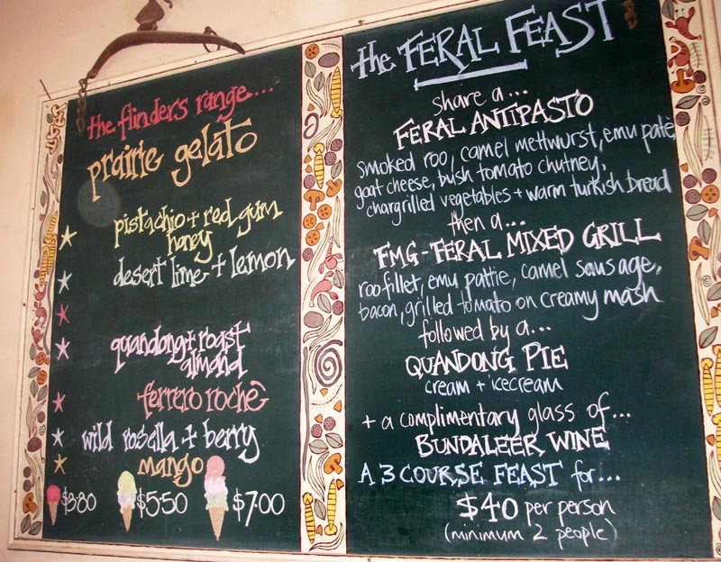 Blackboard Menu