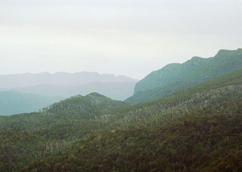 Distant mountains