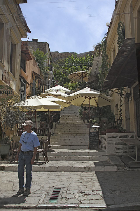 Athens -  Plaka staircase cafe.jpg