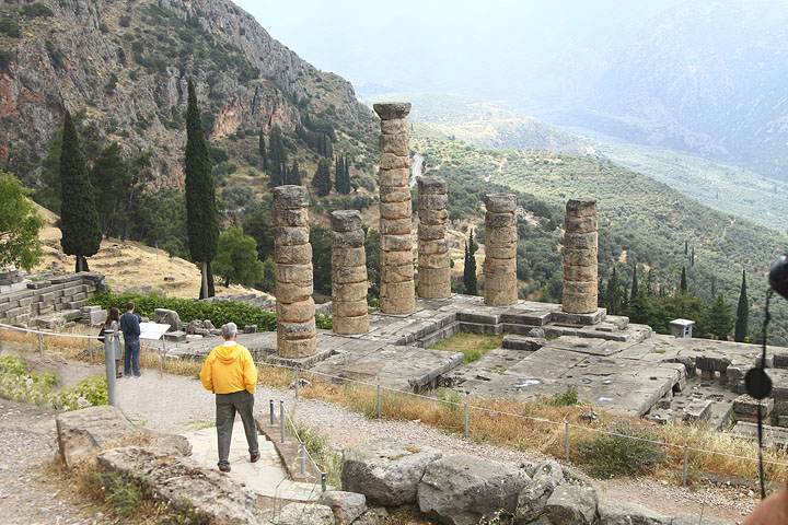 Delphi - Karl and Temple of Apollo.jpg