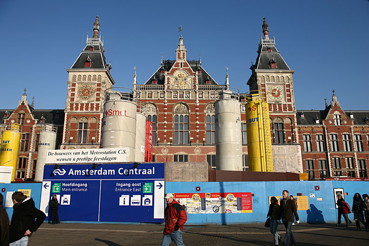 Amsterdam is a building site