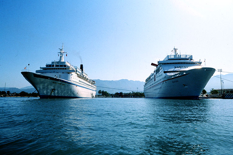 Cruise ships MS Tropicale (1982-2021) and MS Royal Viking Star (1972-2022)