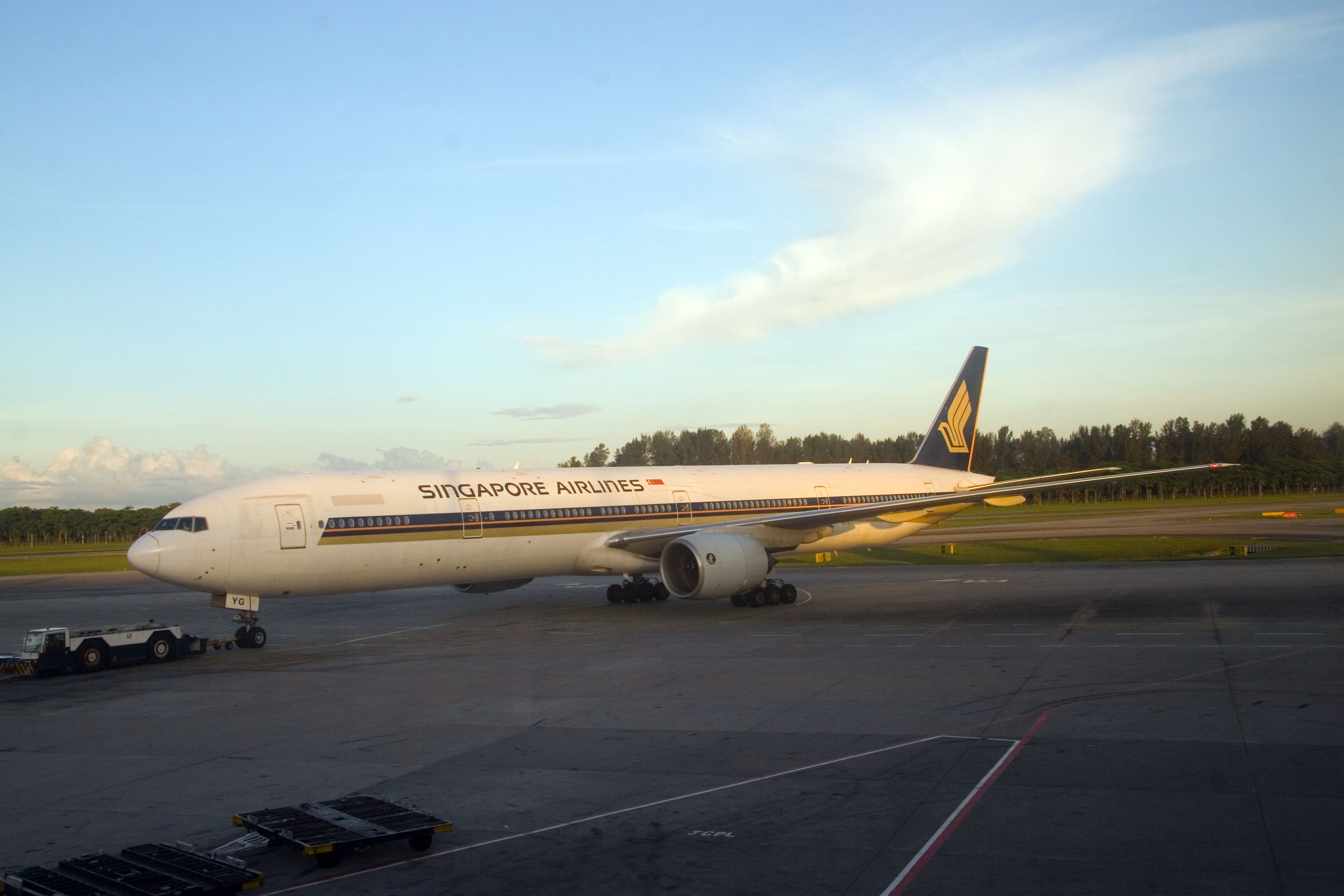 Singapore Airlines, B777. Singapore, Changi Airport