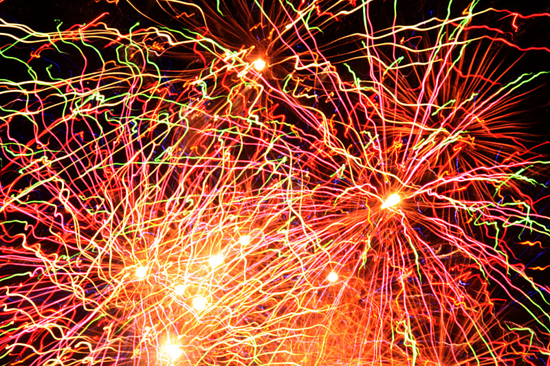 Au feu artificiel