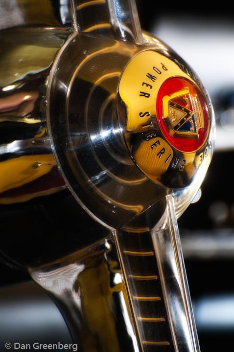 1955 Thunderbird Steering Wheel Detail