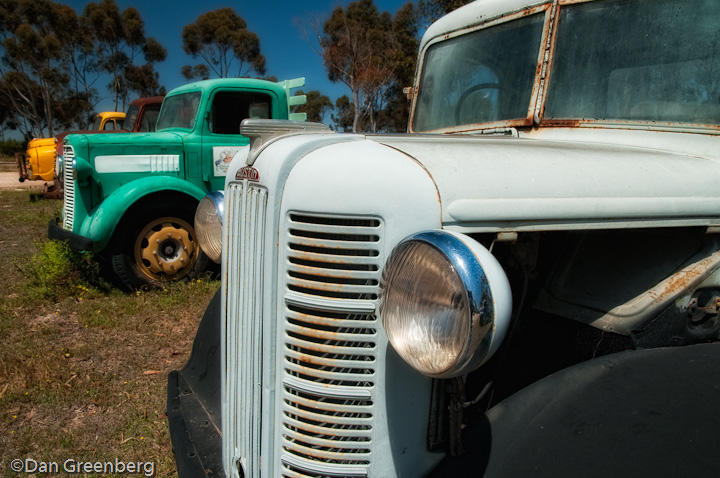 Close up of Late 40' - Early 50's Austin Truck
