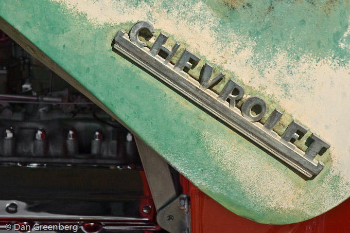 48 Chevy Hood Detail