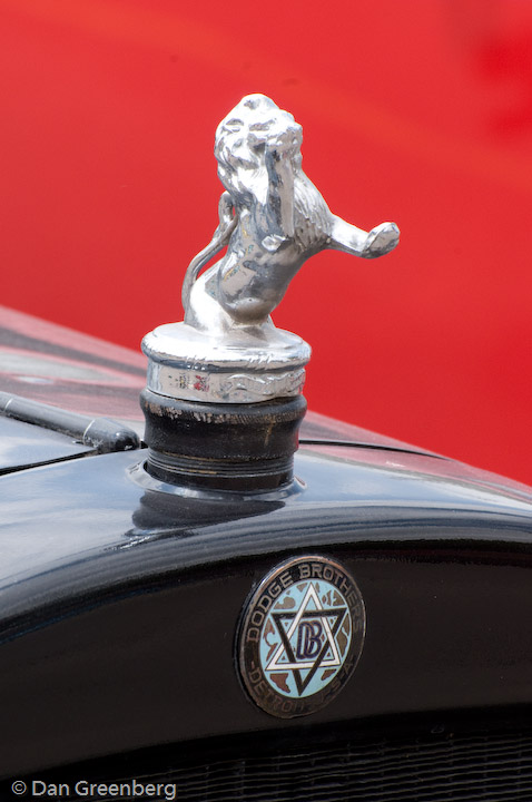Franklin Ornament on Early 30's Dodge