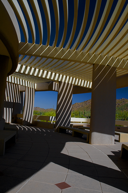 Enterance to the visitor center, Saguaro National Park, arizona
