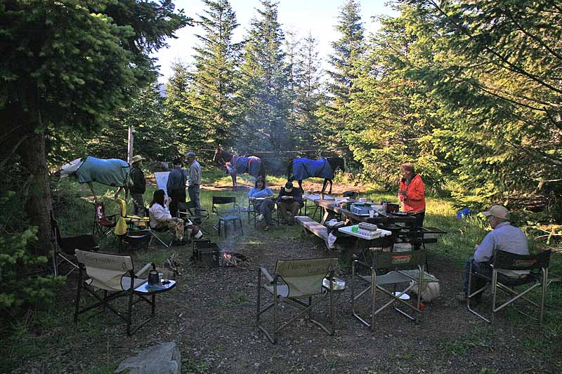 At Green River Horse Camp