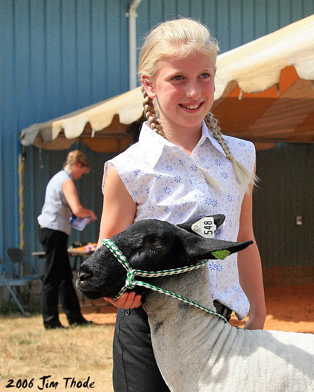 Girl and her Sheep
